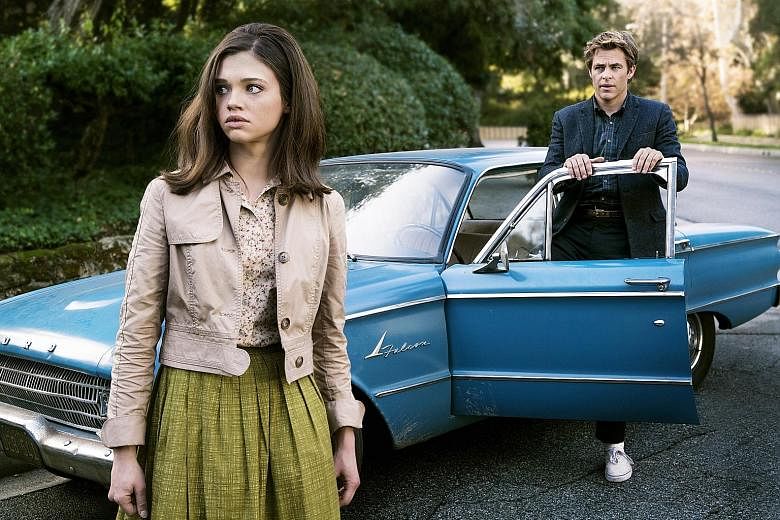 India Eisley and Chris Pine (both above) star in I Am The Night.