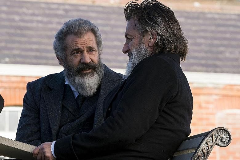 The Professor And The Madman stars Mel Gibson (above left) and Sean Penn.