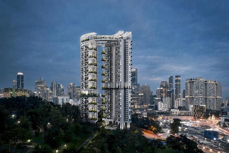 Real estate developer CapitaLand's 99-year leasehold condo One Pearl Bank will be open for booking on July 20, with prices starting at $970,000 for studio units. The 39-storey condominium, with curved towers linked by sky bridges, occupies a land are