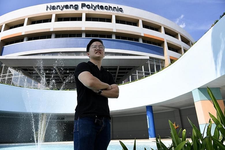 Mr Francis Wong, who graduated from Nanyang Polytechnic in 2017 with a diploma in industrial design, joined the SkillsFuture Earn and Learn Programme last year as he wanted to gain more work exposure.