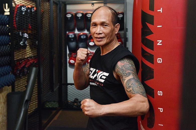 Muay thai trainer Spencer Soh, 63, is fitter now than when he started exercising in his 40s.