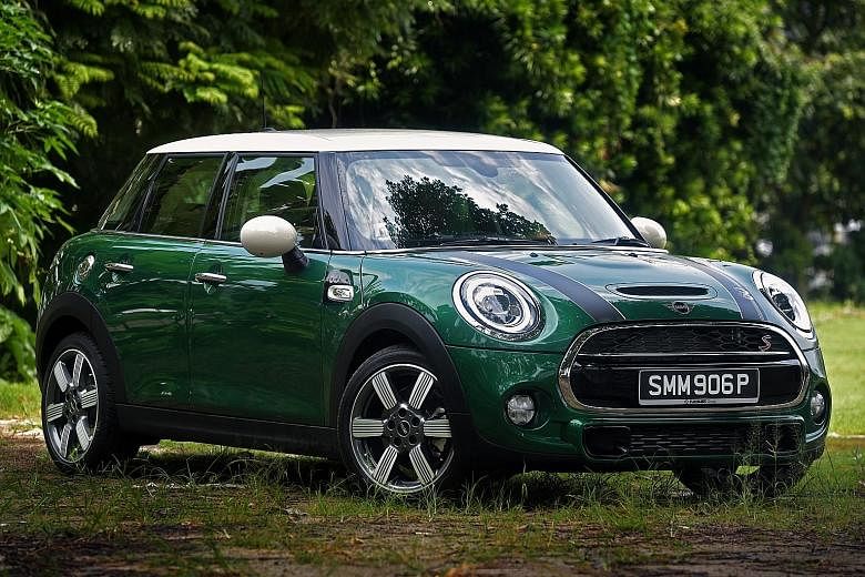 The steering wheel of Mini's 60 Years Edition Cooper S is grippy, helping the car to respond quickly and smoothly to inputs, conveying calmness even at a frantic pace.