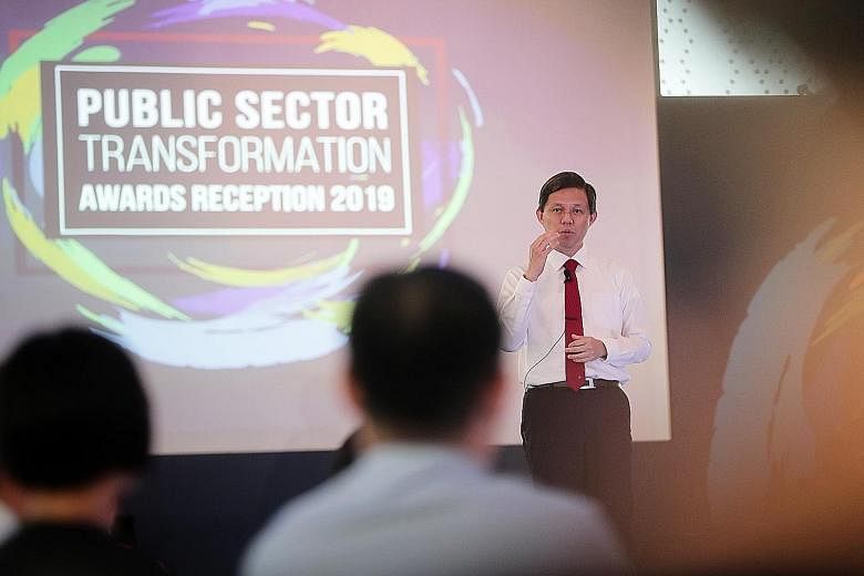 Minister-in-charge of the Public Service Chan Chun Sing, who is also Trade and Industry Minister, said that the biggest challenge for Singapore in the next 10 years will be leadership and relevance. ST PHOTO: KELVIN CHNG