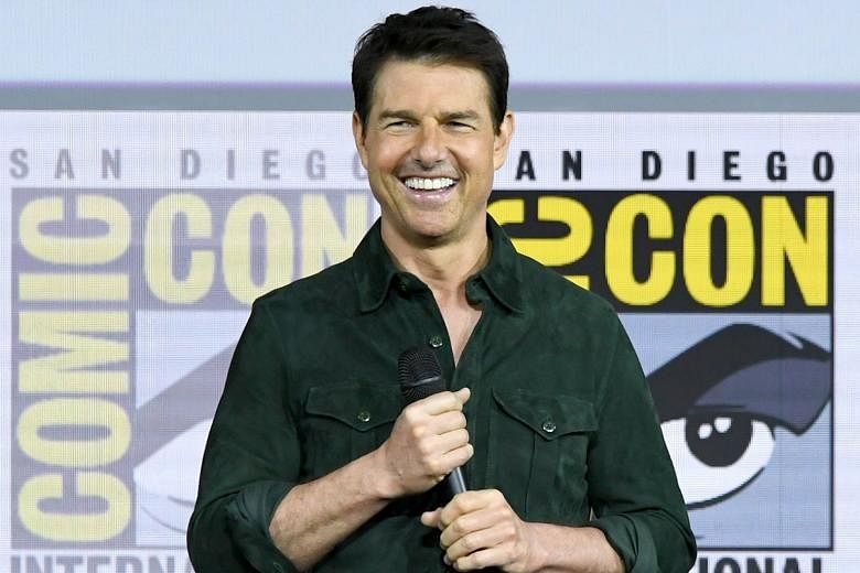 Tom Cruise unveiling the trailer for Top Gun: Maverick at San Diego Comic-Con on Thursday, calling it a “love letter to aviation”. 