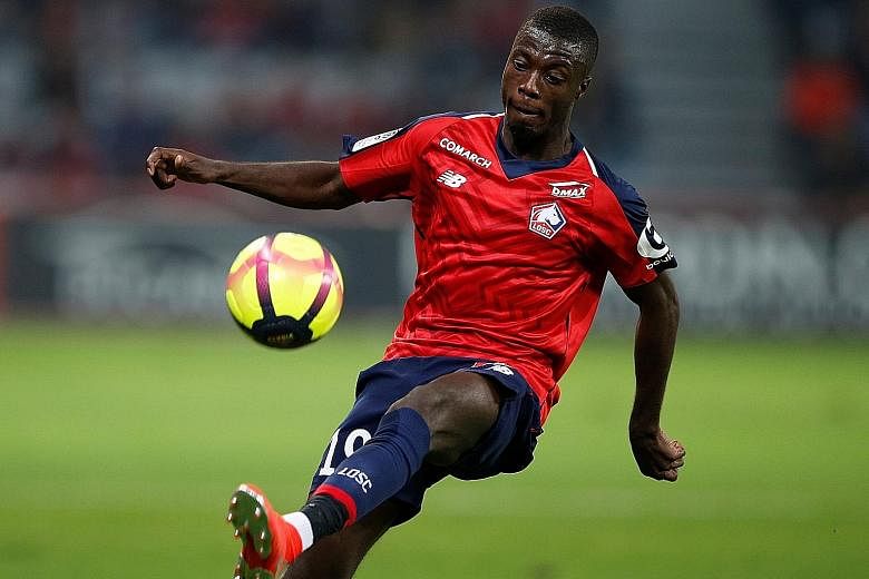Lille winger Nicolas Pepe is also wanted by top clubs like Bayern Munich, Manchester United and Napoli after notching 22 goals and 11 assists in Ligue 1 last season. 