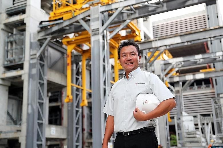 Mr Bob Chan, chief executive of Greyform, which specialises in offering precast and prefabricated solutions to the construction industry, says the sector must work on attracting young local talent and adopting new technology because "we cannot rely o