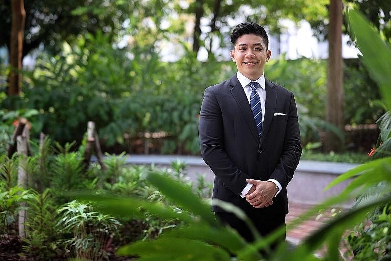 Mr Aaron Yoong says he learnt the most outside the classroom. He has had his work published in top academic journals and taken part in international mooting competitions. He was also part of a team from Singapore Management University that prepared a