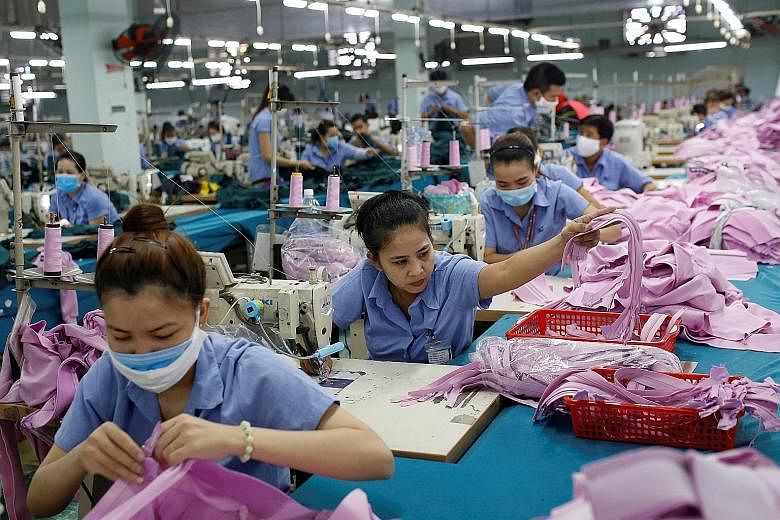 A garment assembly line at the Thanh Cong company in Ho Chi Minh City. Vietnam increasingly is being targeted by the Trump administration over a swelling trade surplus with the United States.