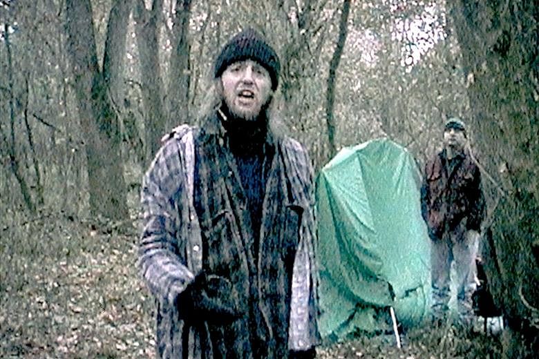 The Blair Witch Project starred Joshua Leonard (far left) and Michael Williams.