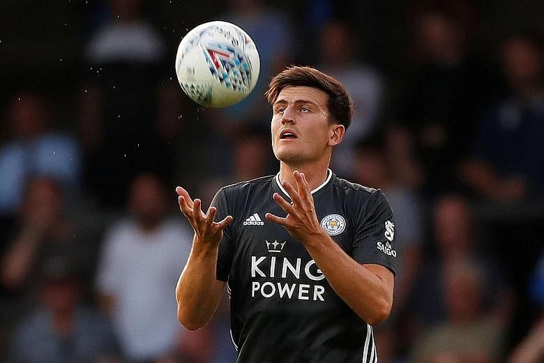 Harry Maguire is expected to make an immediate impact on United's backline, which leaked 54 goals in the Premier League. PHOTO: REUTERS