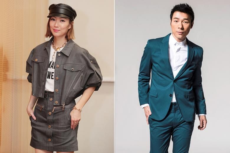 Hong Kong married celebrity couple Sammi Cheng and Andy Hui were seen together in Britain on Thursday. 