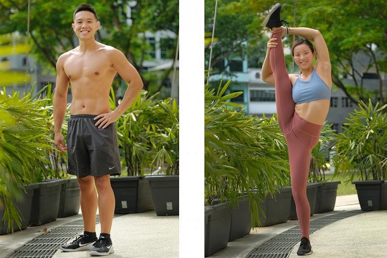 Left: Nicholas Teo, 26. Right: Lynne Soon, 31. 