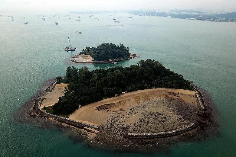 PULAU JONG: It is touted as one of the last untouched islands of Singapore. Much of this island is submerged underwater at high tide and only the cliffs covered in lush greenery can be seen. PULAU TEKUKOR: A small, thin island located just south of S