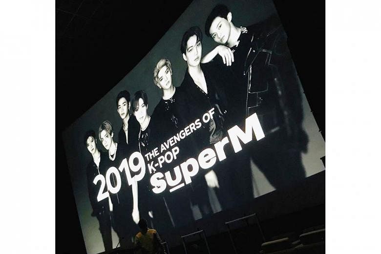 SuperM comprise recruits from existing top boy bands EXO, NCT and Shinee.