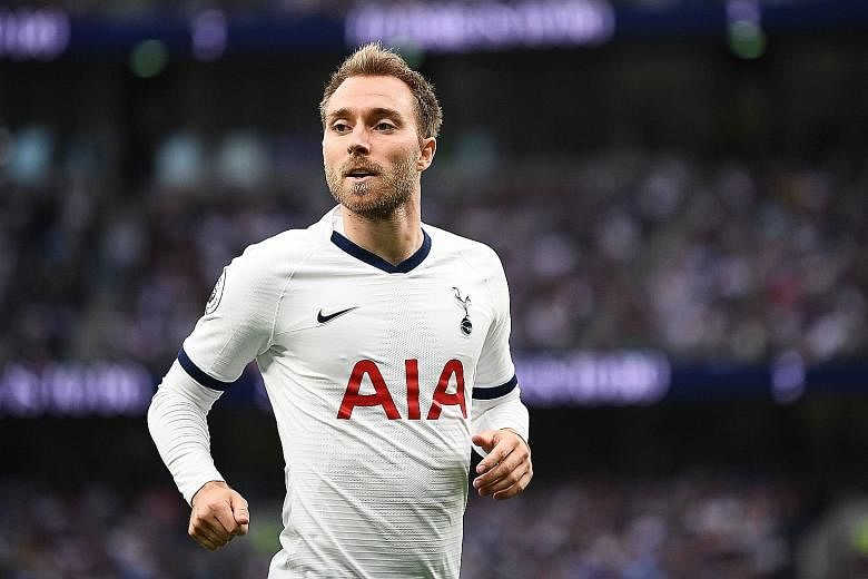 Christian Eriksen has been praised for his game-changing cameo in Spurs' 3-1 win over Aston Villa. PHOTO: AGENCE FRANCE-PRESSE