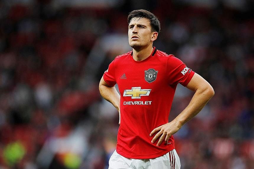 While Harry Maguire (above) shored up Manchester United's rearguard, his attacking teammates ran riot by penetrating Chelsea's defence four times. 
