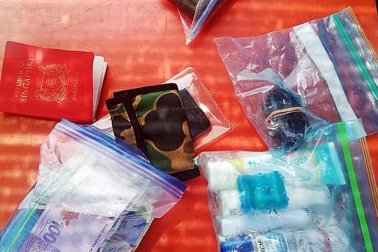 The kayak was found off Kuantan, along with items belonging to the missing duo. The items included two wallets containing Malaysian and Singapore currency, a cellphone and a Singapore passport, among others. PHOTOS: MALAYSIAN MARITIME ENFORCEMENT AGE