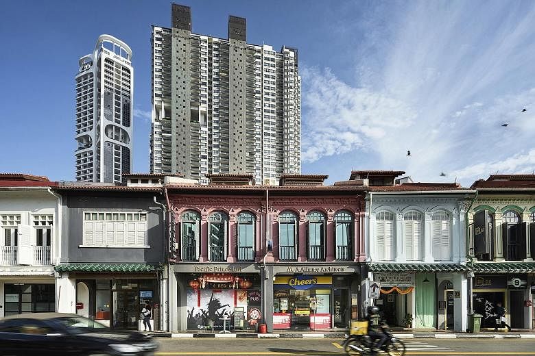 The Kampong Bahru conservation shophouses can be sold individually or collectively. They sit on land zoned for commercial use, and so are open to foreign buyers and have no additional buyer's or seller's stamp duty imposed.