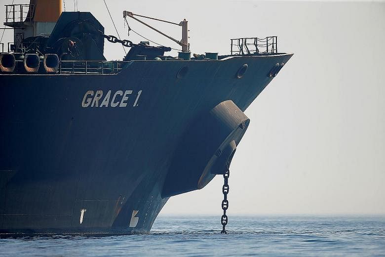 Gibraltar ordered the release of the Iranian oil tanker Grace 1, held on suspicion that its cargo was bound for Syria in breach of an EU embargo.