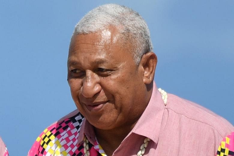 Fijian Prime Minister Frank Bainimarama has accused his Australian counterpart Scott Morrison of heavy-handed tactics.