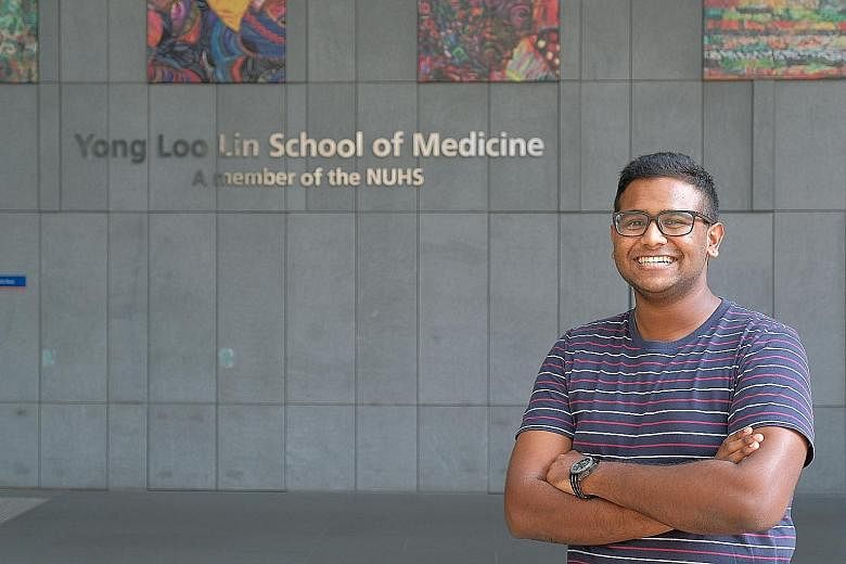 From next year, Mr Sakthivel Kuppusamy, a first-year student at the National University of Singapore Yong Loo Lin School of Medicine, will pay only $5,000 in tuition fees at most.