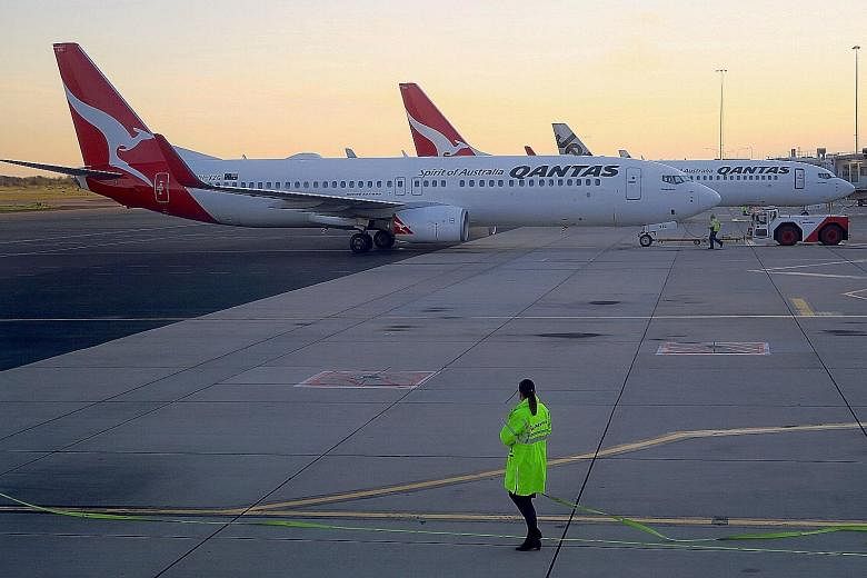 Qantas will run marathon ghost flights from New York and London to Sydney - which take about 20 hours - carrying just a few members of staff to see how the human body holds up before commercial services start as soon as 2022. The airline's announceme