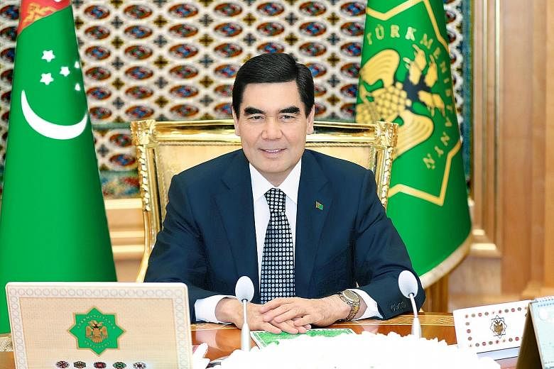 Turkmenistan President Gurbanguly Berdimuhammedow will meet Singapore business leaders to discuss commercial opportunities in his country. He will also witness the signing of two agreements and a memorandum of understanding on legal cooperation.