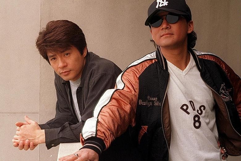 Aska (far left, in a 2005 photo with Chage) announced he was officially leaving the duo on Sunday.