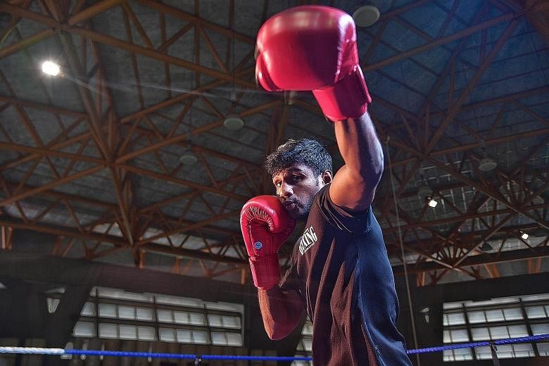 Flyweight boxer Mohamed Hanurdeen Hamid, who won a silver and bronze at the SEA Games in 2015 and 2017 respectively, is Singapore's best bet to end their gold drought at the Games. 