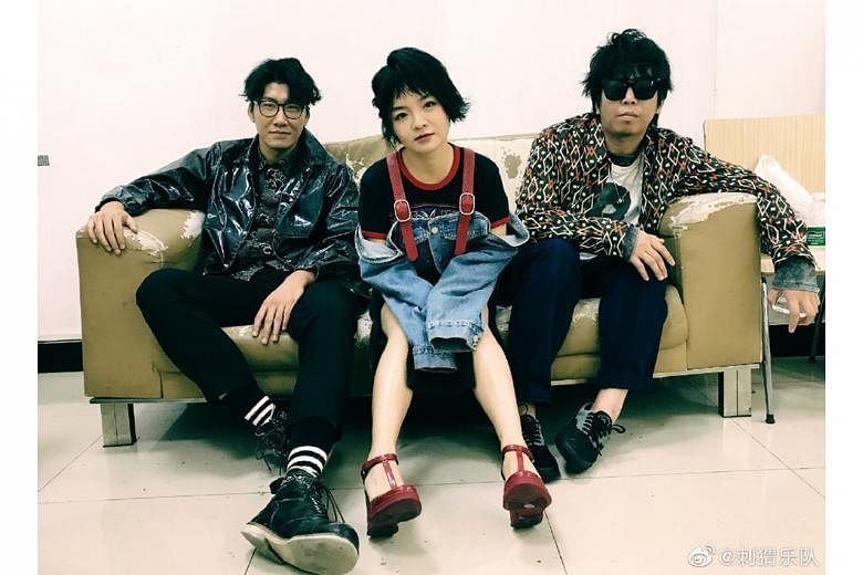 Chinese variety show The Big Band, which features rock bands such as Hedgehog (above) and Black Head, is captivating Chinese viewers with its focus on indie rock music and rock culture. 