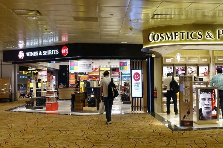 DFS Liquor And Tobacco Shops Depart From Changi Airport