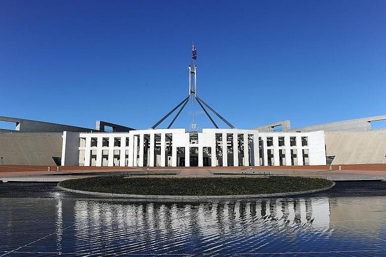 Australia's federal Parliament building in Canberra. The capital city used to be dismissed by others in the country as dull, lifeless and isolated. But with its rapid development, that perception has changed.