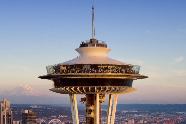 Get sweeping, stunning views of the Seattle skyline and beyond at the Space Needle (above) and visit the Starbucks Reserve Roastery in Capitol Hill, which is decked out in hand-hammered copper.