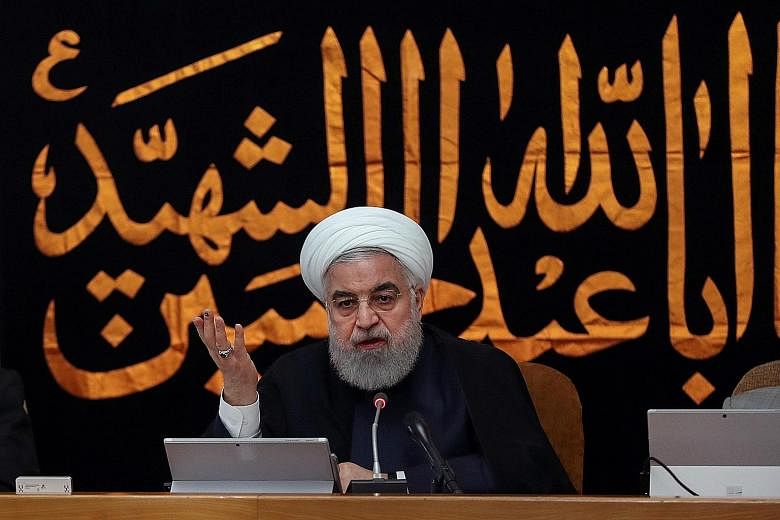 Iranian President Hassan Rouhani said talks with European powers were moving forward, raising hopes of at least a pause in a diplomatic confrontation between Iran and the West.