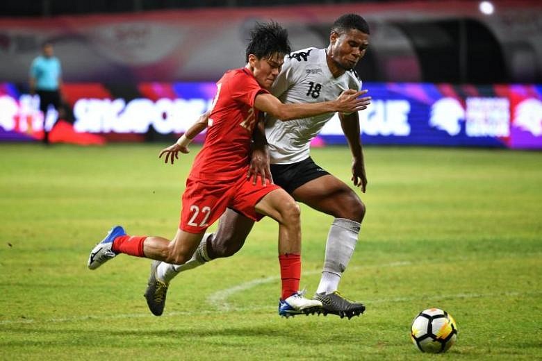 Football: Singapore Under-22 beat Fiji counterparts 2-0 as part of SEA ...