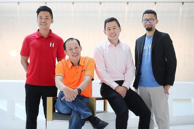 (From left) Haulio co-founder and chief executive Alvin Ea, Supply Chain Asia founder and president Paul Lim, Jabil vice-president of global supply chain management Ng Kee Wee, and VersaFleet chief executive Shamir Rahim. Technology has played a key 