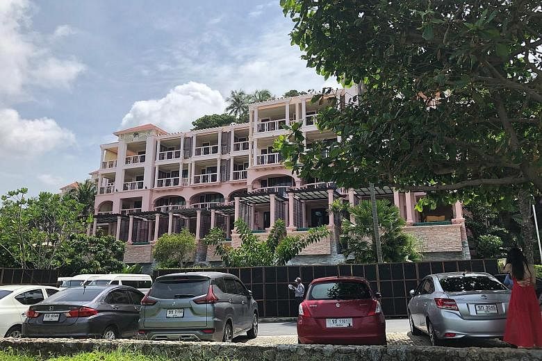 The Centara Grand Beach Resort in Karon, on the Thai resort island of Phuket, where a tourist is alleged to have killed another in a skirmish last month. The suspect, a Norwegian, is on the run after being granted bail by the court.