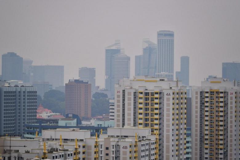 Serene Air Quality Back Into Unhealthy Range In Central, West Singapore Landscape Art Serene Air Quality Back Into Unhealthy Range In Central, West Singapore Landscape Art