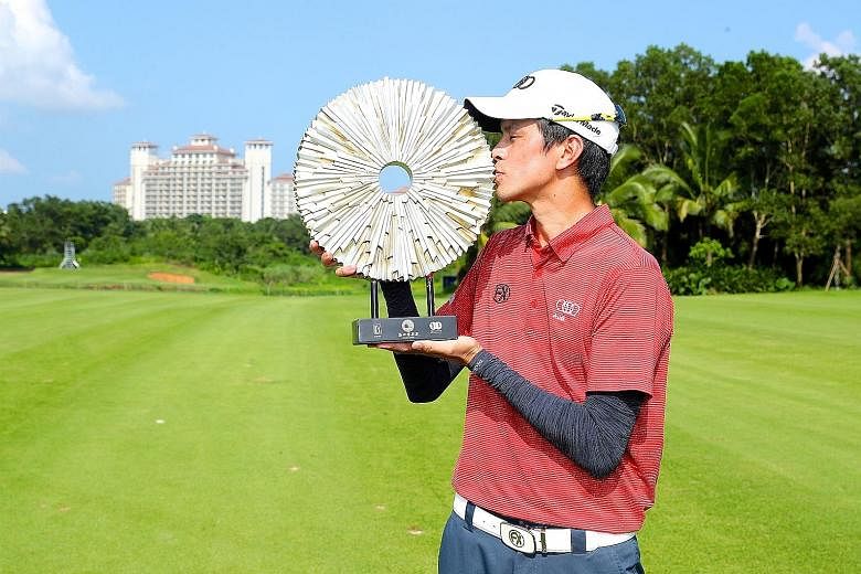 Quincy Quek earned his biggest professional win at the Haikou Classic, becoming the first Singaporean to win on the PGA Tour Series-China. He raked in 288,000 yuan (S$55,890).