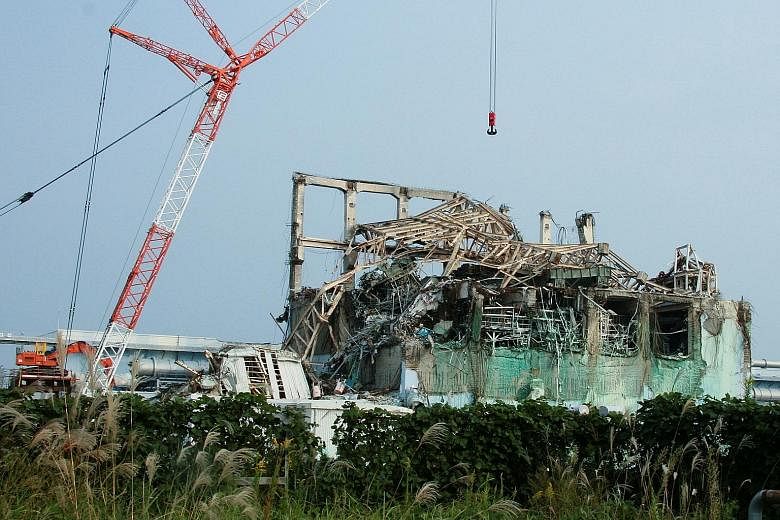 The Fukushima Daiichi nuclear power plant crippled by the tsunami that hit Japan in 2011. PHOTO: REUTERS