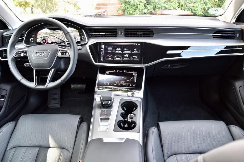 The Audi A6 Avant features three digitised screens in its cockpit and comes with new tech gizmos, including driving aids such as cross-traffic alert and kerb warning and Audi Connect, a digital concierge that can also be accessed via a smartphone. 