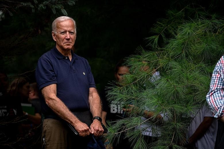Mr Joe Biden wants President Donald Trump to release the transcript of a July 25 call with Ukraine's President.
