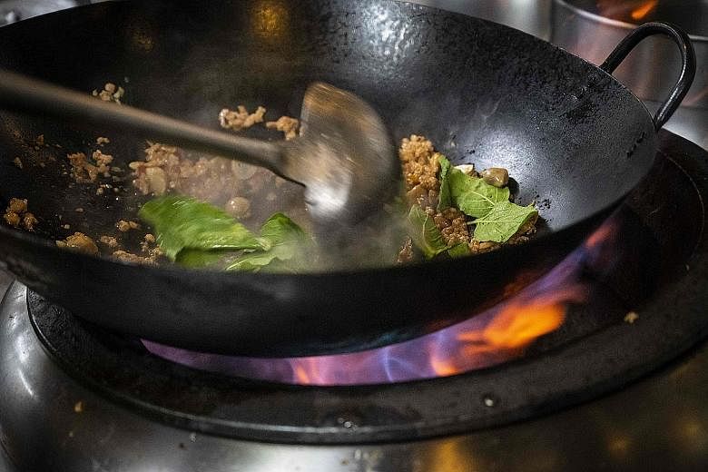 Experts agree that hawker stalls present the least problems when it comes to food poisoning - as their food is prepared on the spot, delivered steaming hot and consumed quickly, bacteria have less of a chance to multiply in it.