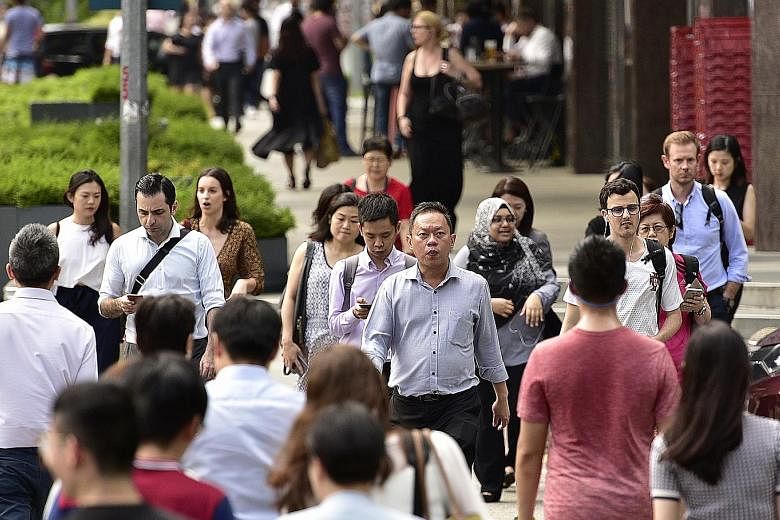Singaporean workers are ahead of the average worker when it comes to learning new skills (81 per cent versus 77 per cent for the survey average), but the Republic is still behind emerging countries such as India and China (both at 96 per cent). ST PH