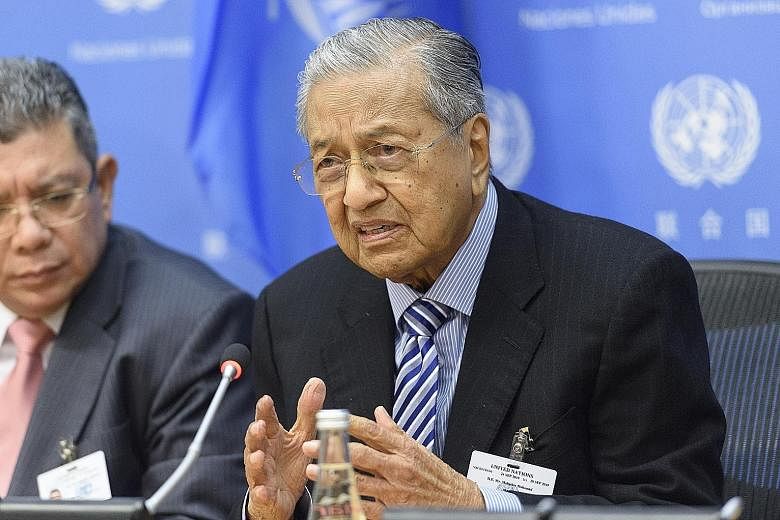 Malaysian Prime Minister Mahathir Mohamad was critical of US attempts to force countries to stop doing business with Iran.