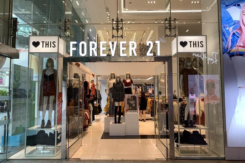 Forever 21 files for bankruptcy: Staff at fashion chain's only store in ...