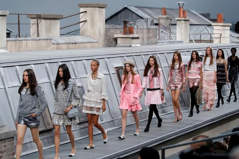 Chanel after Karl Lagerfeld is looking blah despite a Paris runway invader