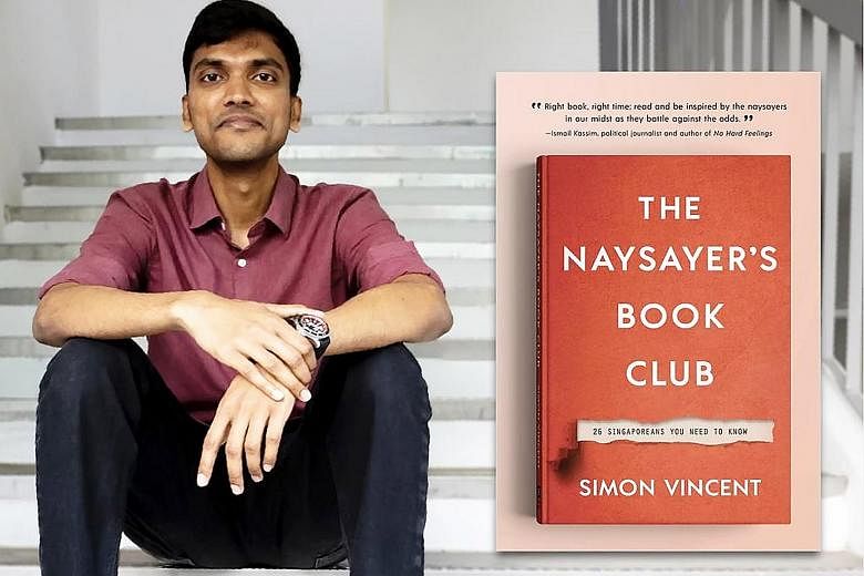 The Naysayer's Book Club, the non-fiction debut by multimedia journalist Simon Vincent, profiles 26 figures from local civil society known for their alternative views.