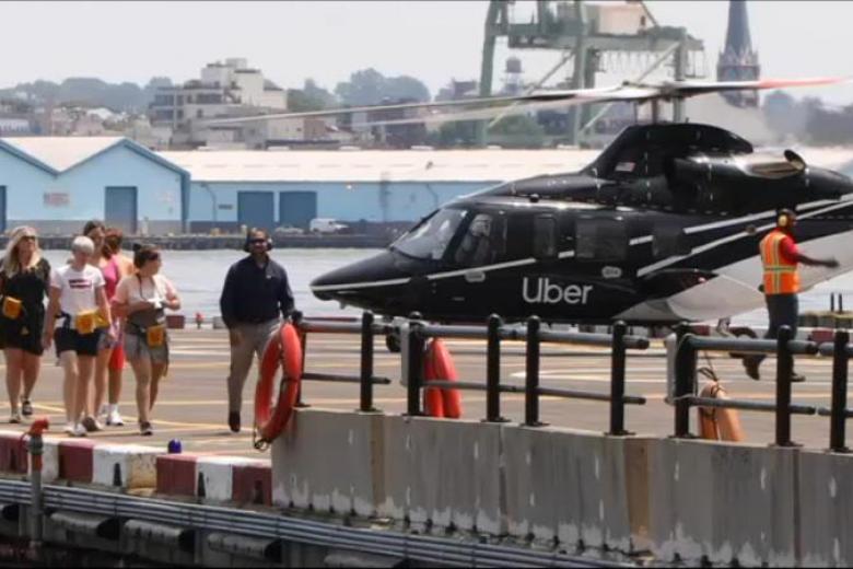 Uber makes JFK airport helicopter taxis available to all users The