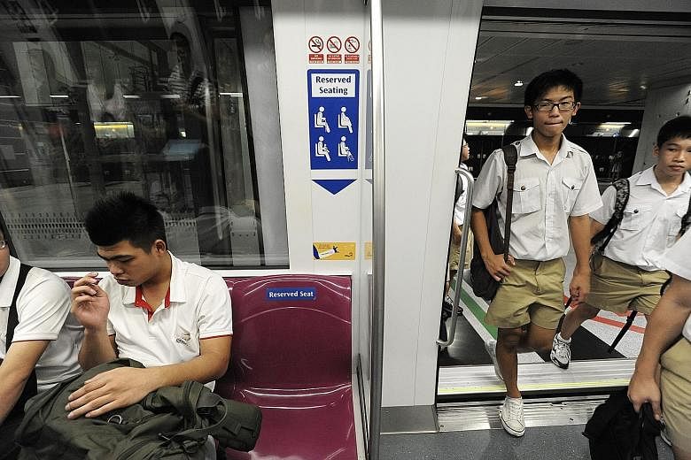 Norms such as queueing up to enter the MRT train and giving up one's seat to a person in need are now clearly established and people are more likely to abide by them, says SMU sociologist Paulin Straughan.